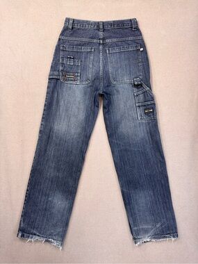PACO JEANS Vintage Y2K Relaxed Baggy Skater Grunge HipHop Carpenter Jeans, 28x31